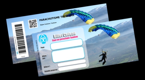 Billet Cadeau Parachutisme Toulouse